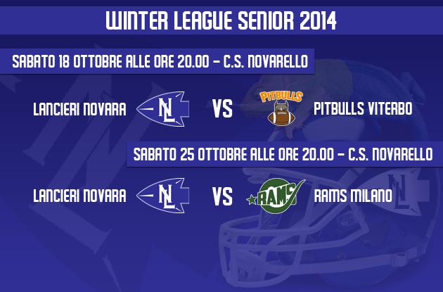 Appuntamento alla met di ottobre con la Winter League Senior